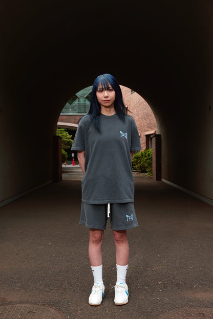 Twelve equal setup simple half pants